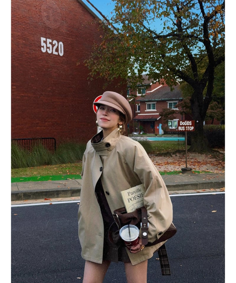 数量限定再入荷】reversible frill half trench | Nalm.