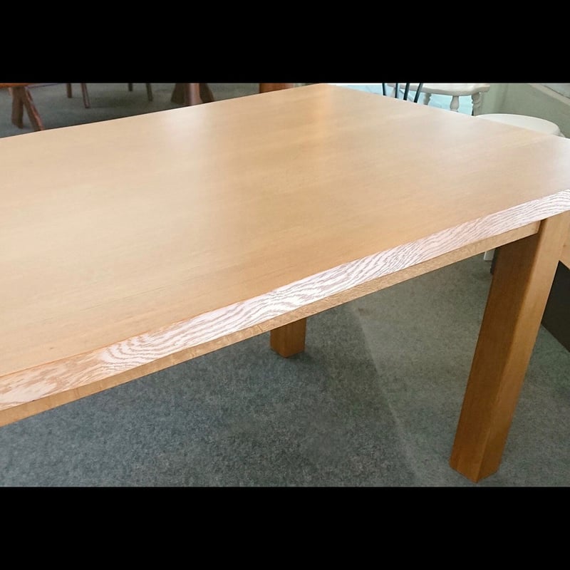 柏木工＞ 国産ナラ無垢材のダイニングテーブル (新古品) | FUJIWAKAYAMA