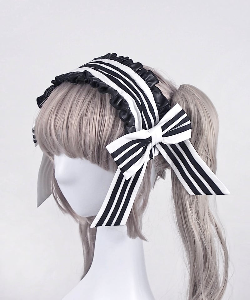 リボンジャージヘッドドレス》WHITE | HIDOLATRAL THEODOL