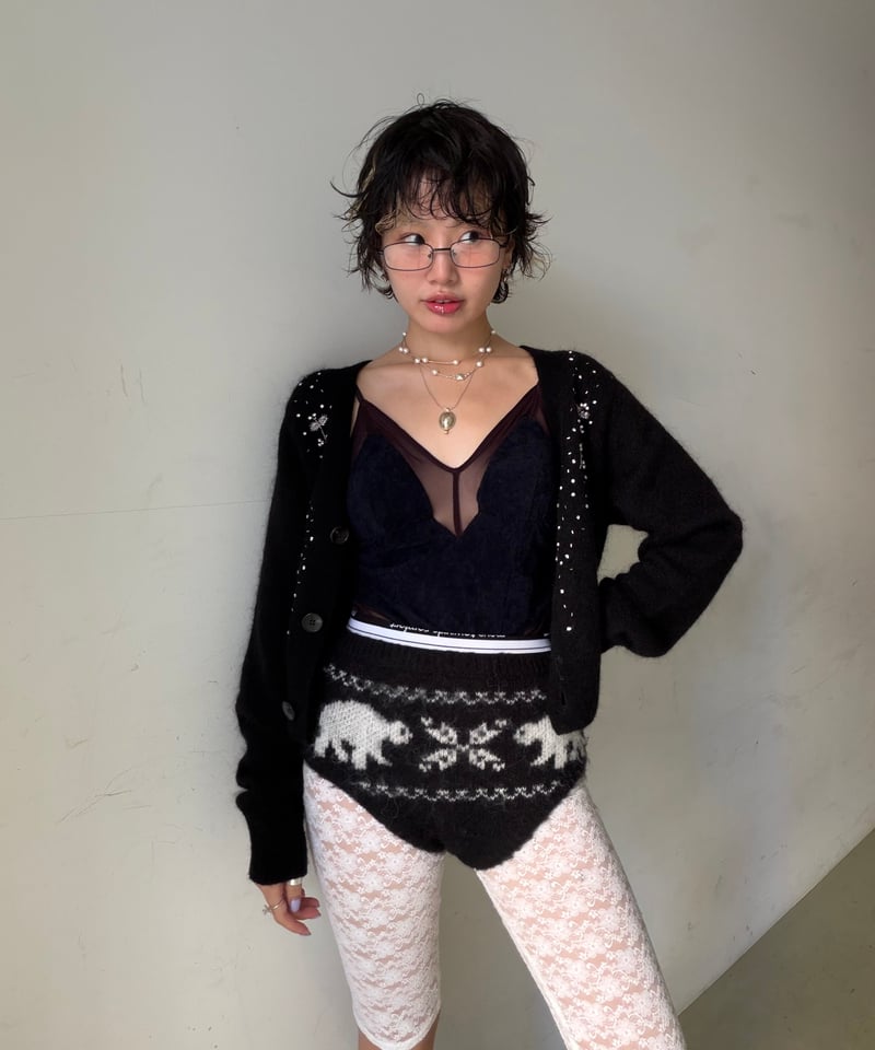 FETICO / Velour paneled bodysuit | JURK shop tokyo