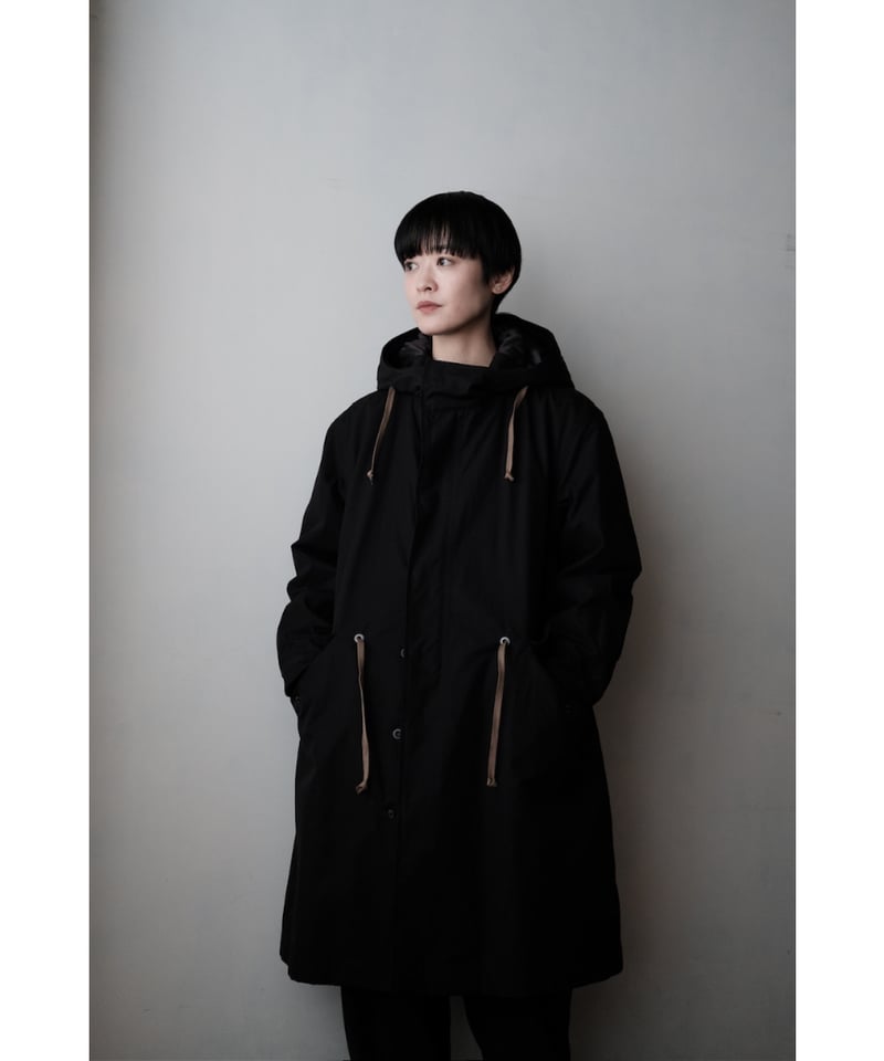 ANSNAM / Mods Coat Wide(Ventile Cotton/Black) |