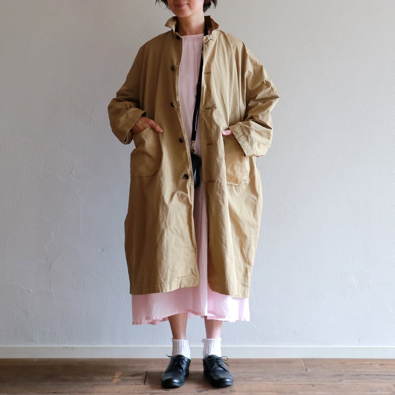 ガーメントダイオープンカラーワークコート／R&D.M.Co- | ovede