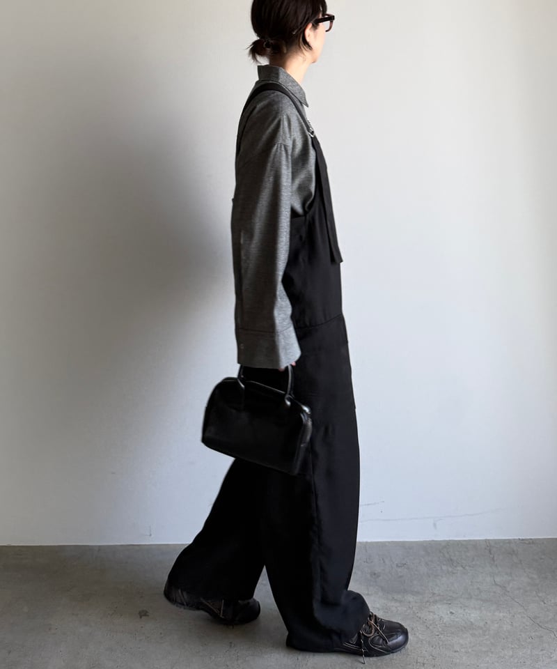 wide straight salopette | ARULLE