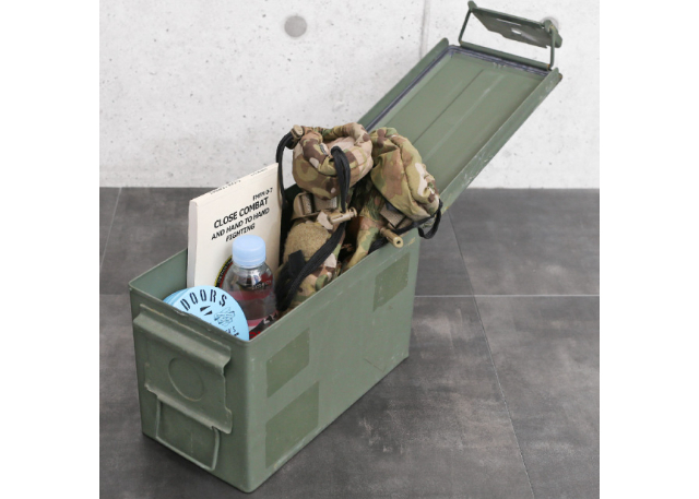 Military】実物 USED 米軍 50 CAL AMMO CAN アンモボックス |