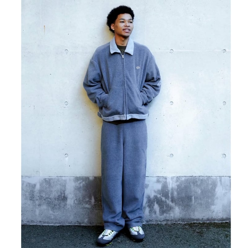 SOL soonerorlater / FLEECE WORK JACKET / NAVY |