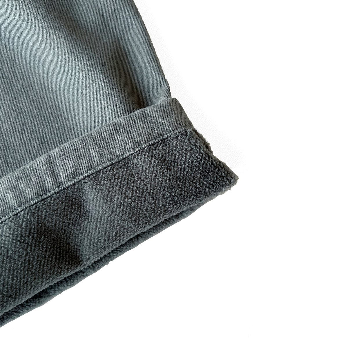 COMFORTABLE REASON / FLEECE BACK SLACKS / BLACK
