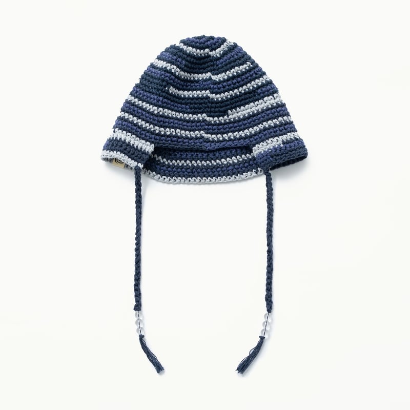 SOL soonerorlater / HAND-KNITTED BORDER HAT / N