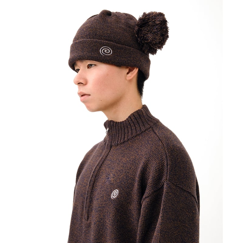 SOL soonerorlater / BOMBOM KNIT BEANIE / GRAY |