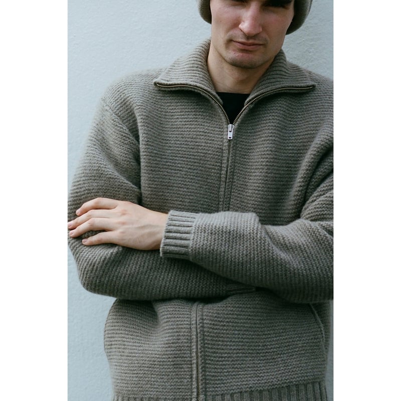 PHIGVEL MAKERS & Co. / FULL ZIP SPORTING KNIT /