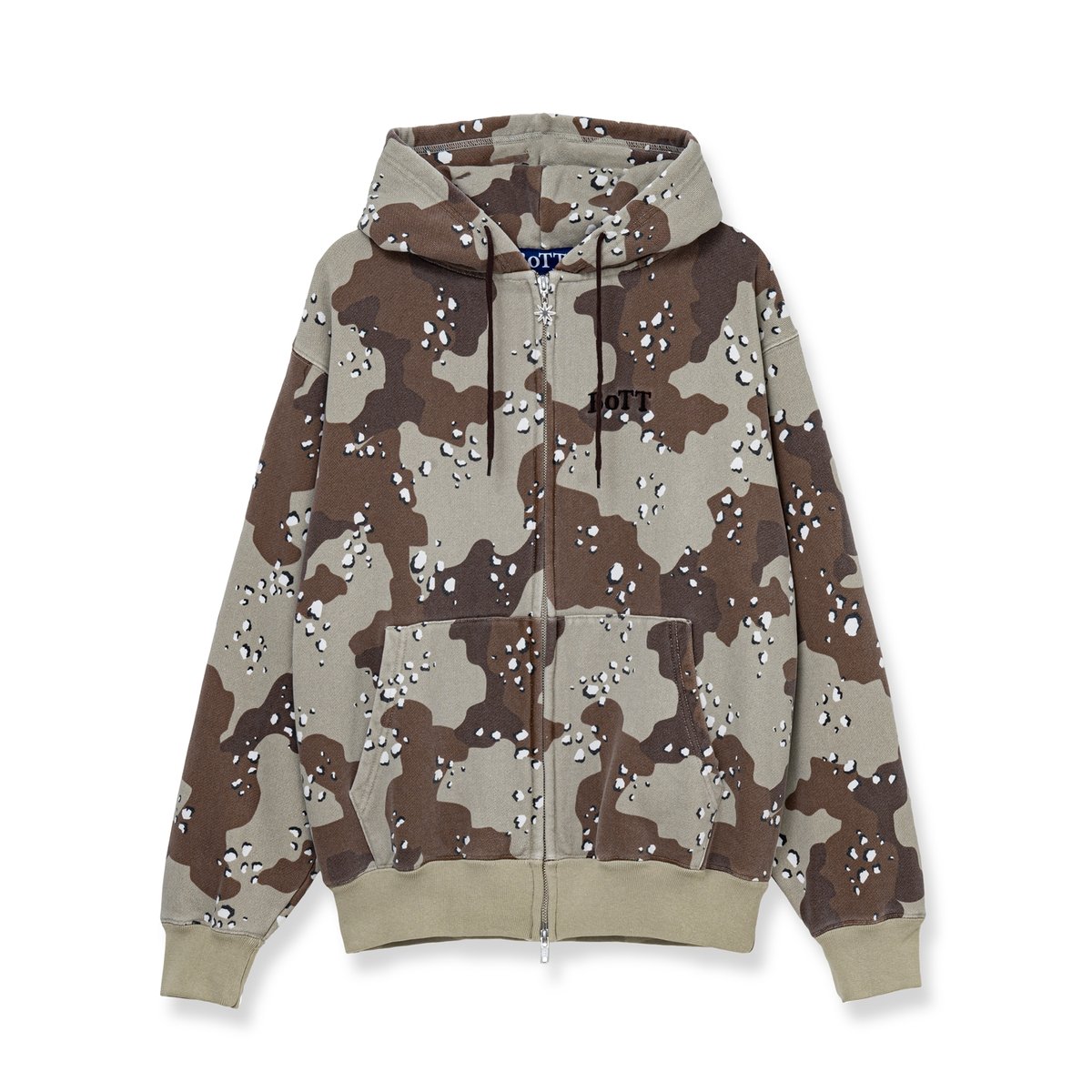 BoTT / DESERT CAMO ZIP HOODIE / SAND | Sophomore