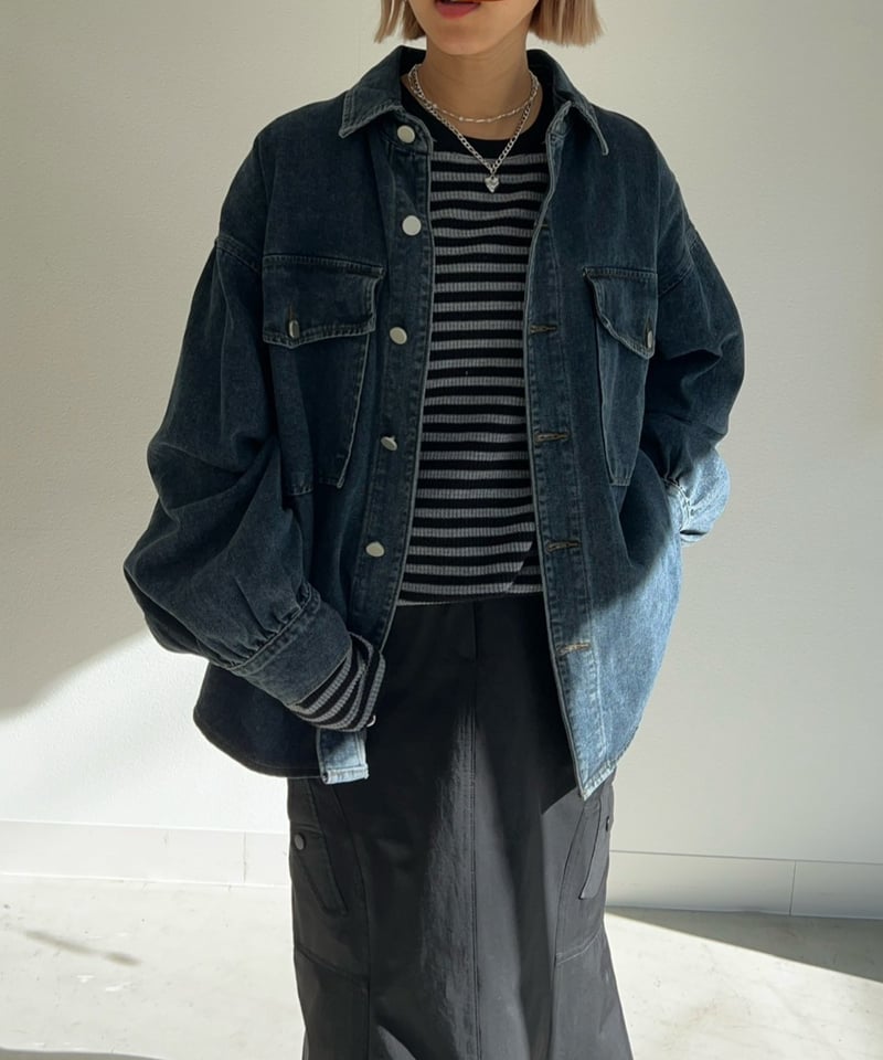 Wide SH-jacket'Denim'#5281 | tablethotel-SEGUR.