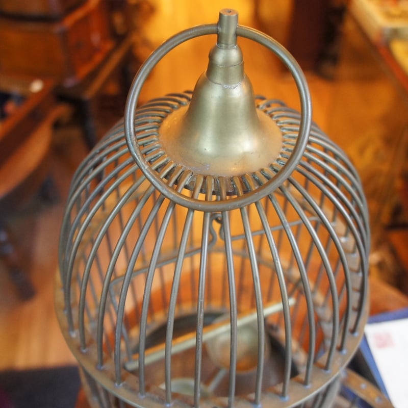 L 2398 鳥かご バードケージ 真鍮 ビンテージ イギリス | Antiques