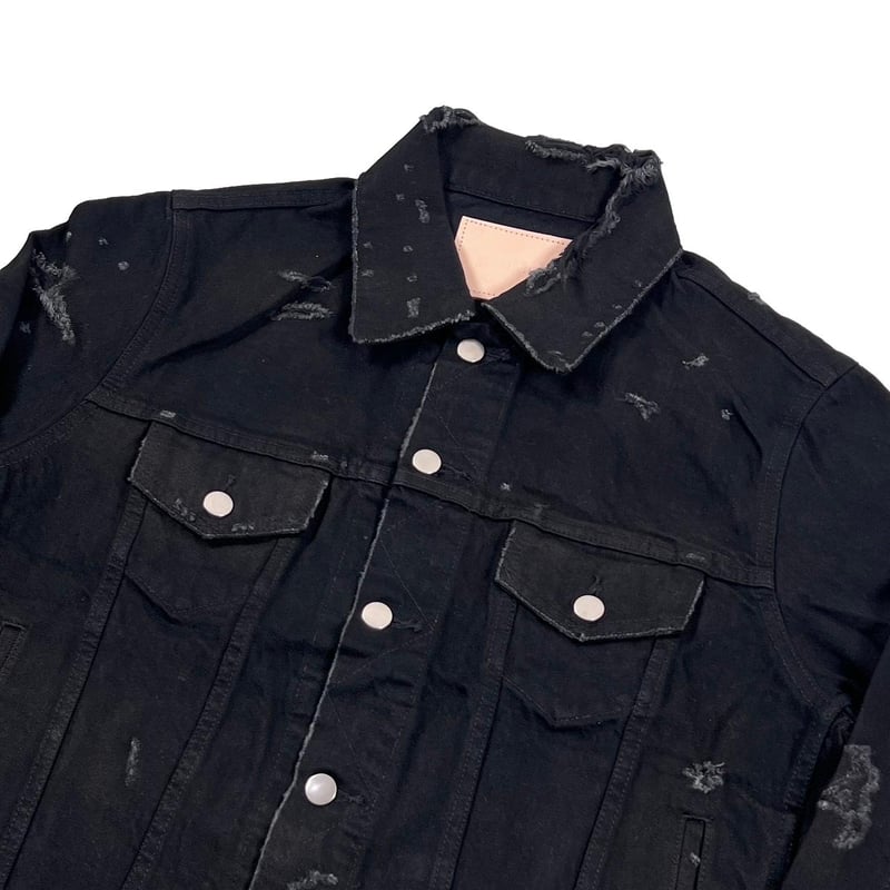 greatLAnd ORIGINAL LOGAN BLACK DENIM JACKET DES