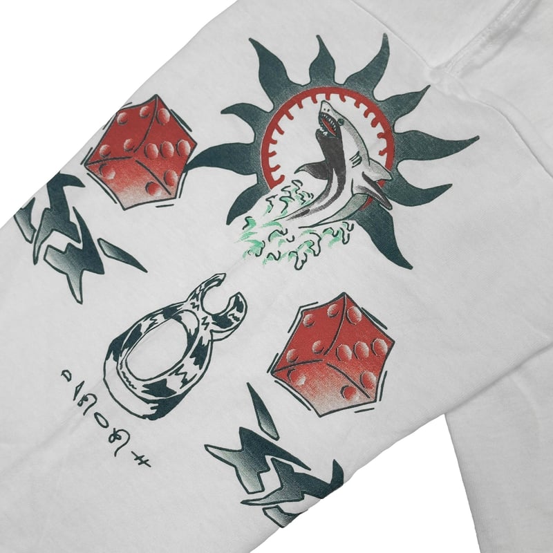 DENNIS RODMAN TATTOO LS DEAD STOCK WHITE XL | g