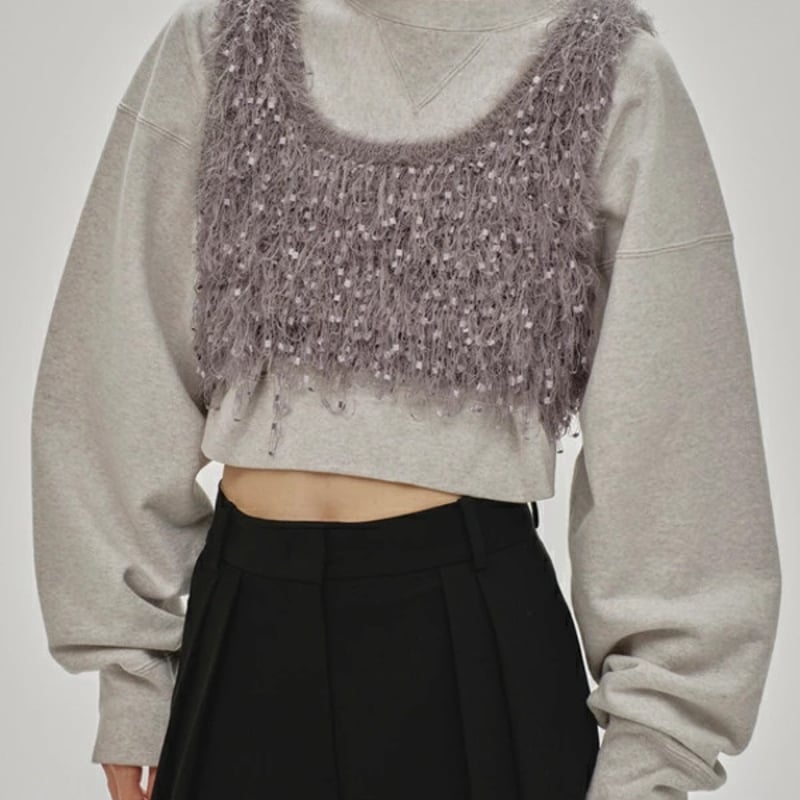 TODAYFUL トゥデイフル Fringe Knit Bustier フリンジニットビスチェ