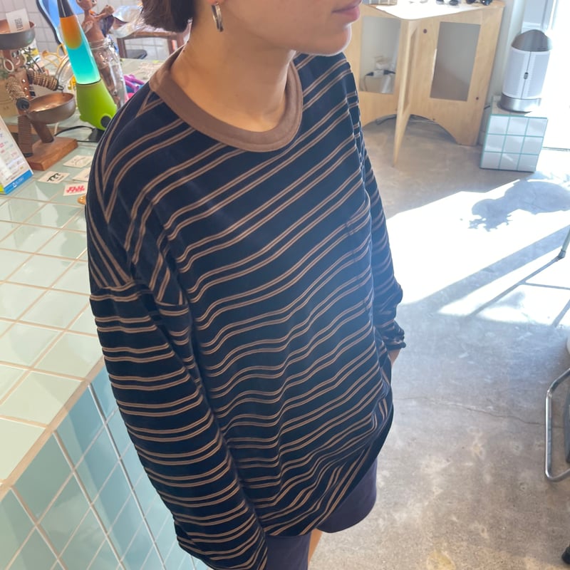 PHEENY / Velvet border L/S | FLUTTER