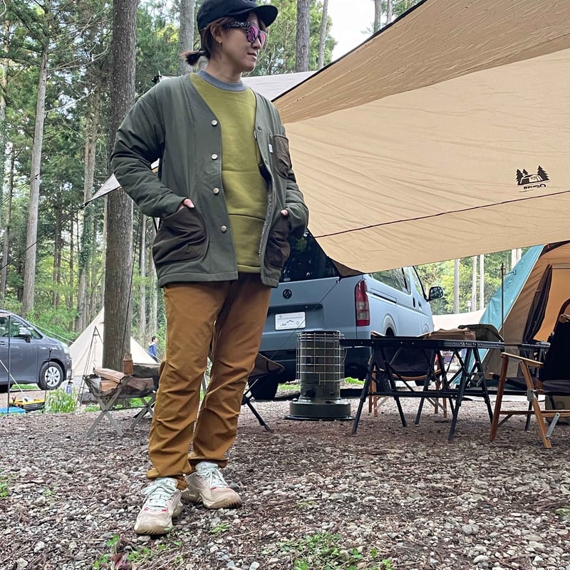 ノーカラー カバーオール COVERALL JACKET NO COLLAR 裏ボア JR