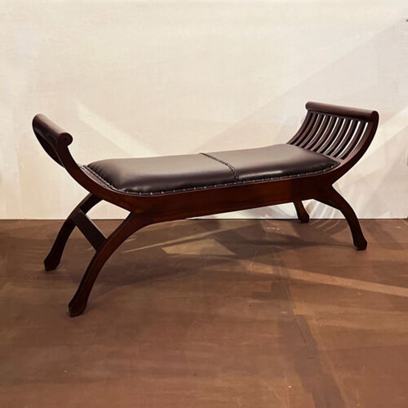 クッション付きアジアンチェア カルティニベンチ KERTINI Bench
