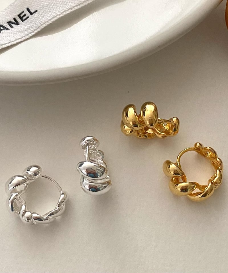 クロワッサンピアス🥐 | Décorer me silver 925 アクセサリーセレクトSTORE