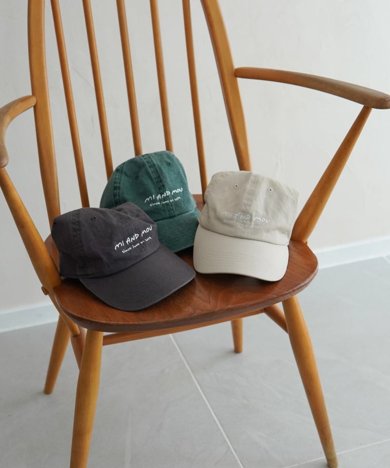 original logo cap | MI AND MOU