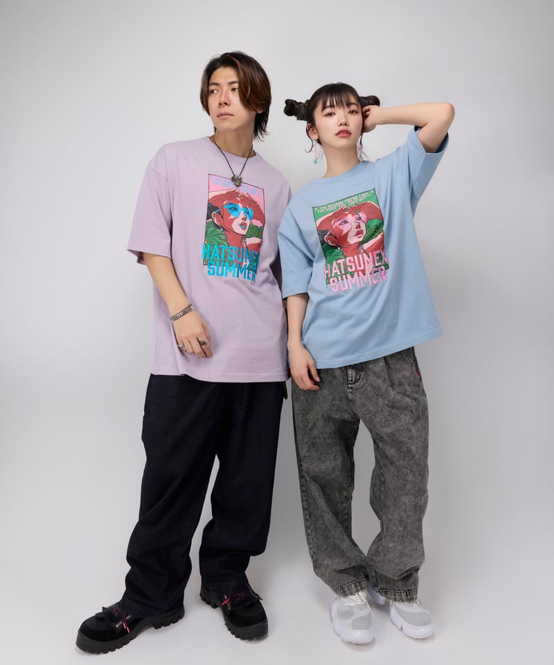 Hatsunex Summer Tシャツ（アシッドブルー） | HATSUNEXオフィシャルストア