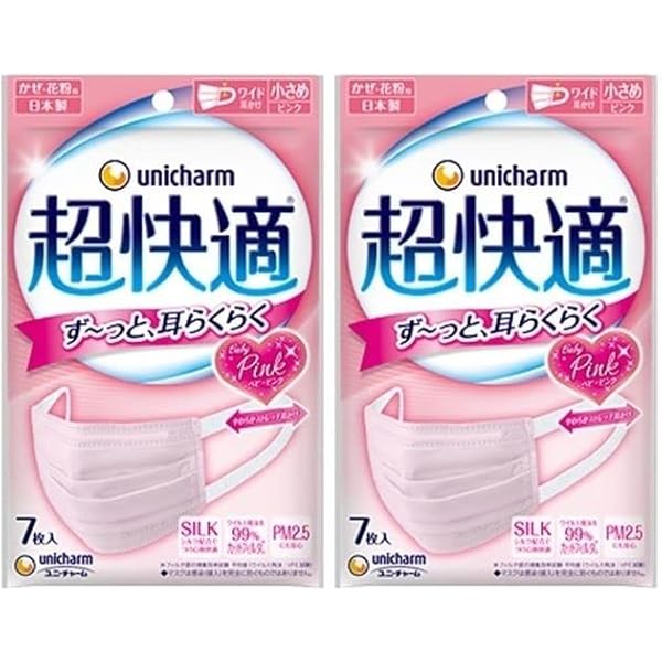 Amazon.co.jp: [ユニ・チャーム] 【6個セット】 超快適マスク プリーツ
