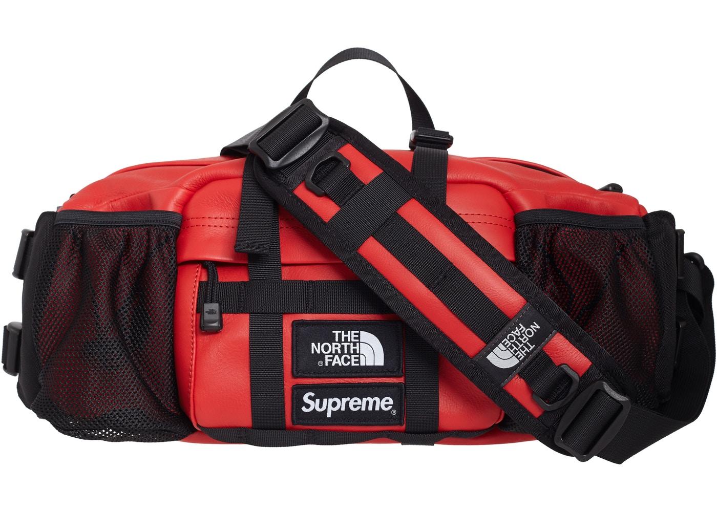 Supreme The North Face Leather Mountain Waist Bag Red - StockX News