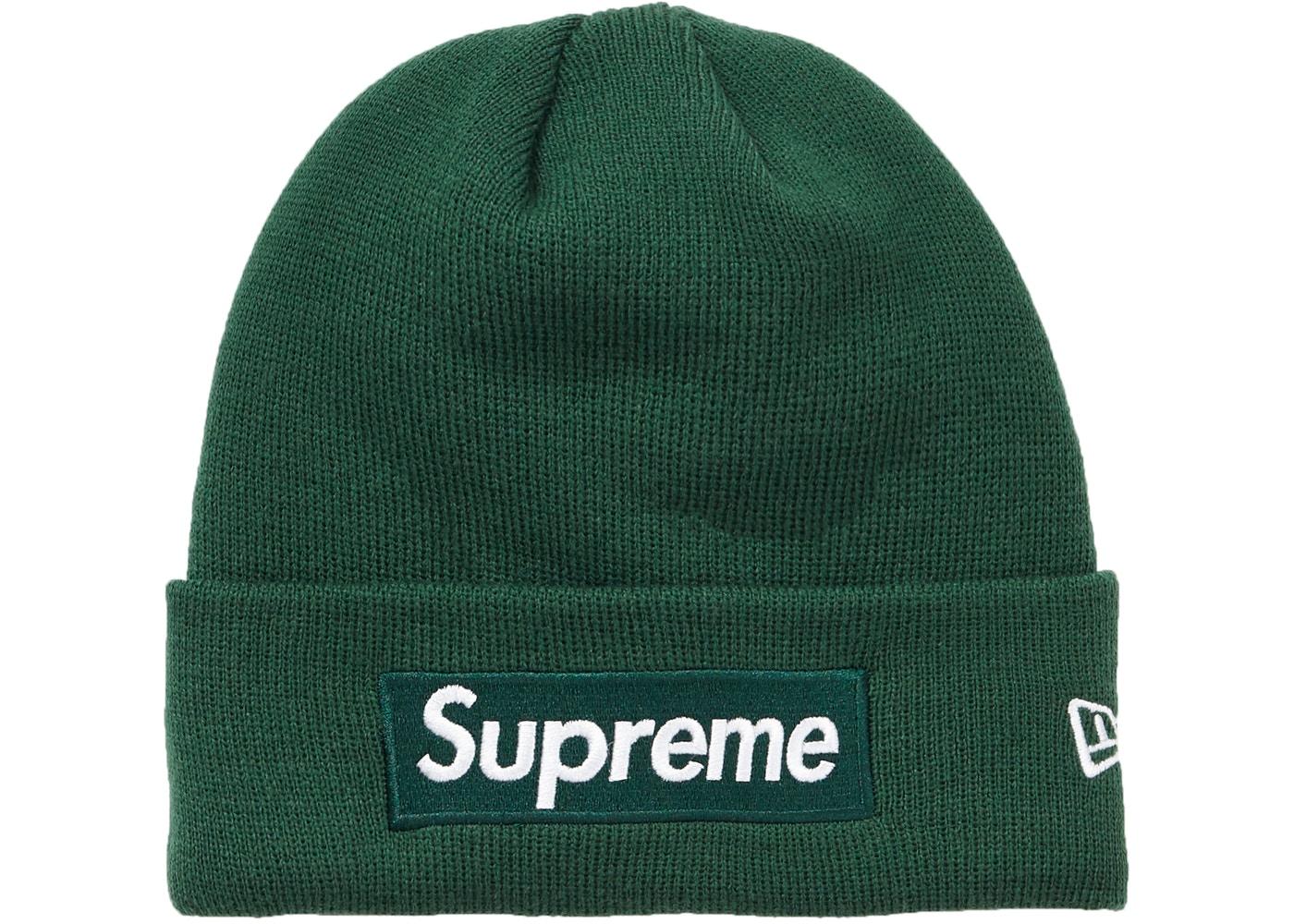 Supreme New Era Box Logo Beanie Dark Green - StockX News