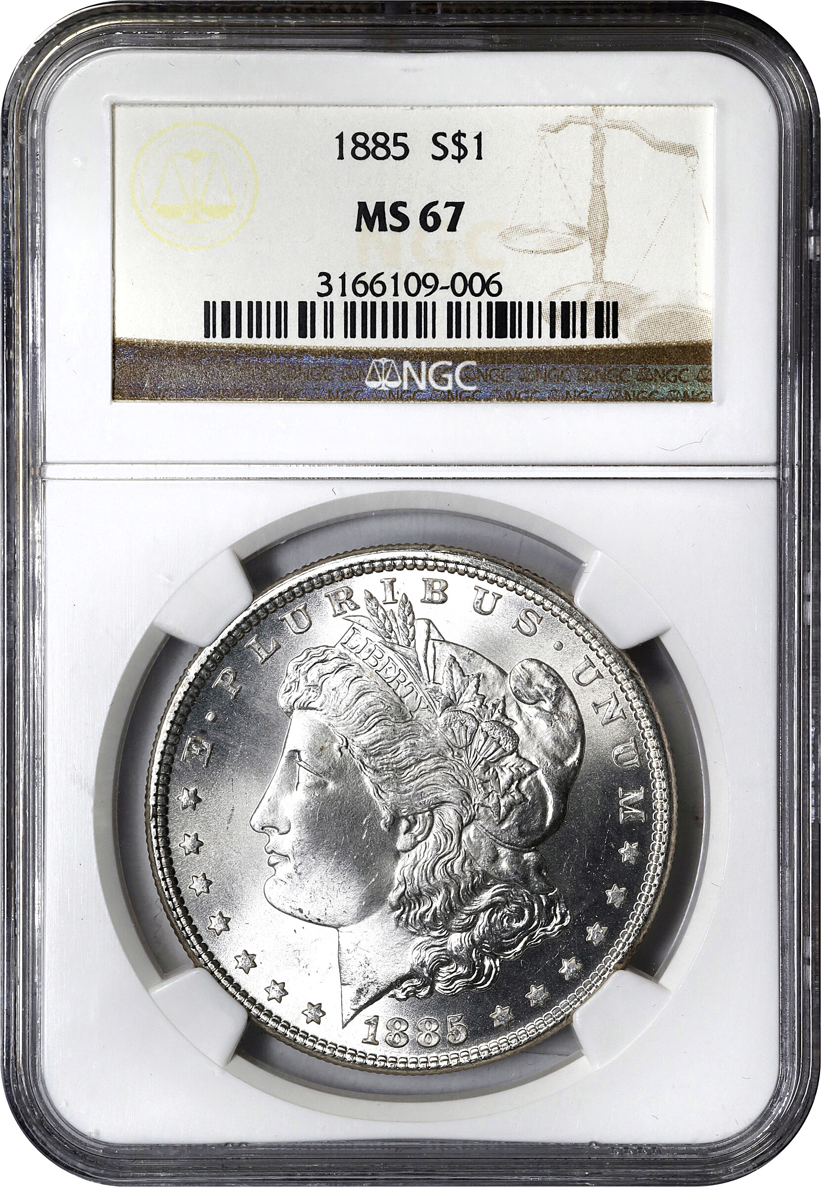 1885 One Dollar MS Values | Greysheet