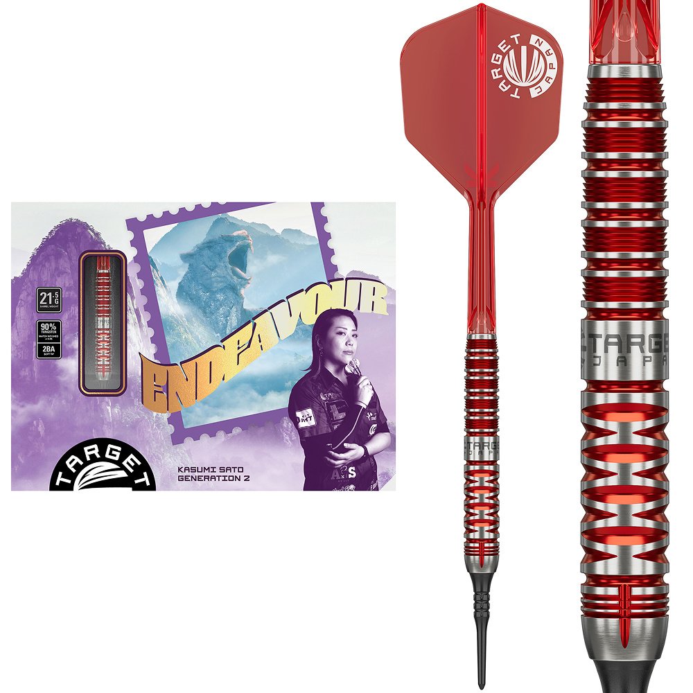 Target Japan Tung Suk Zenith G2 90% Soft Tip Darts - Dartshopper