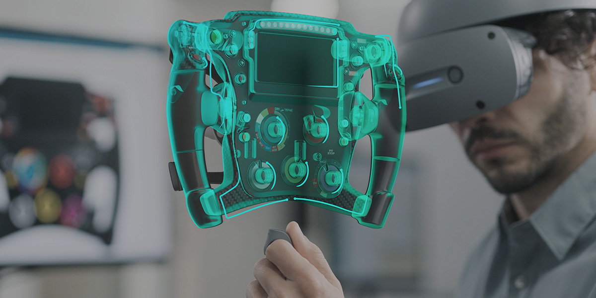 CADエンジニアリング用のソニーヘッドマウントディスプレイ（HMD
