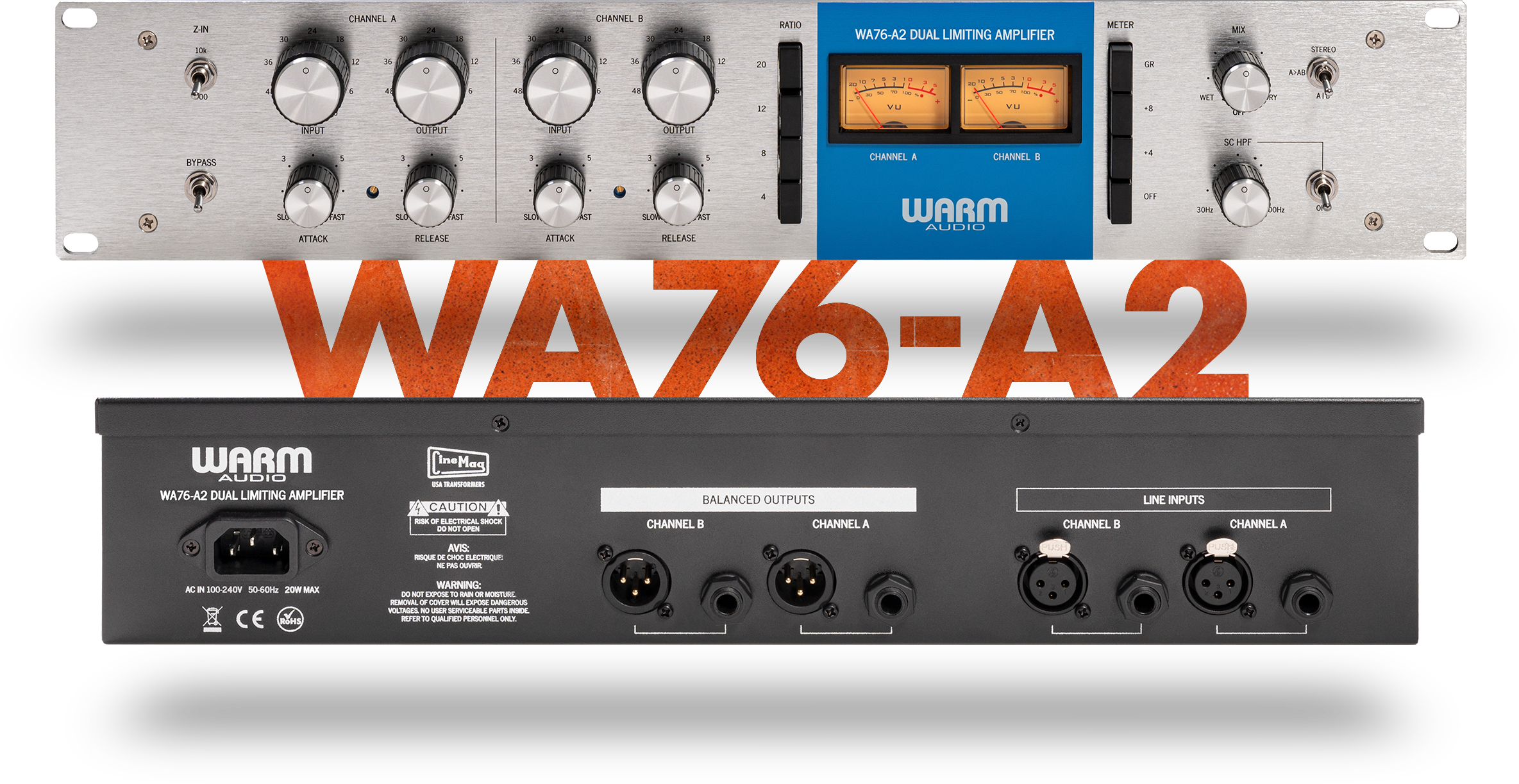 Warm Audio WA76-A & A2 1176-Style Single & Dual-Channel Studio