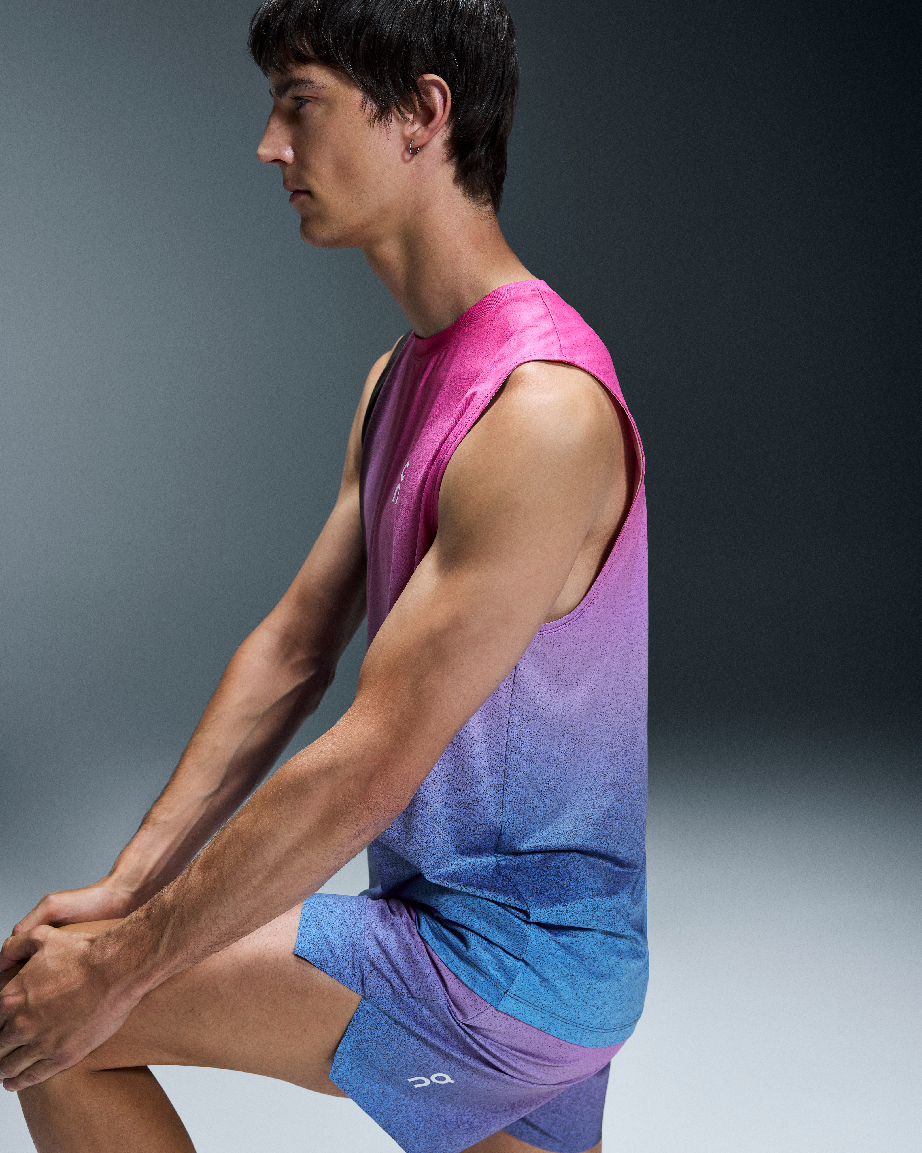 Men's Court Tank | Black & Pink | On United States