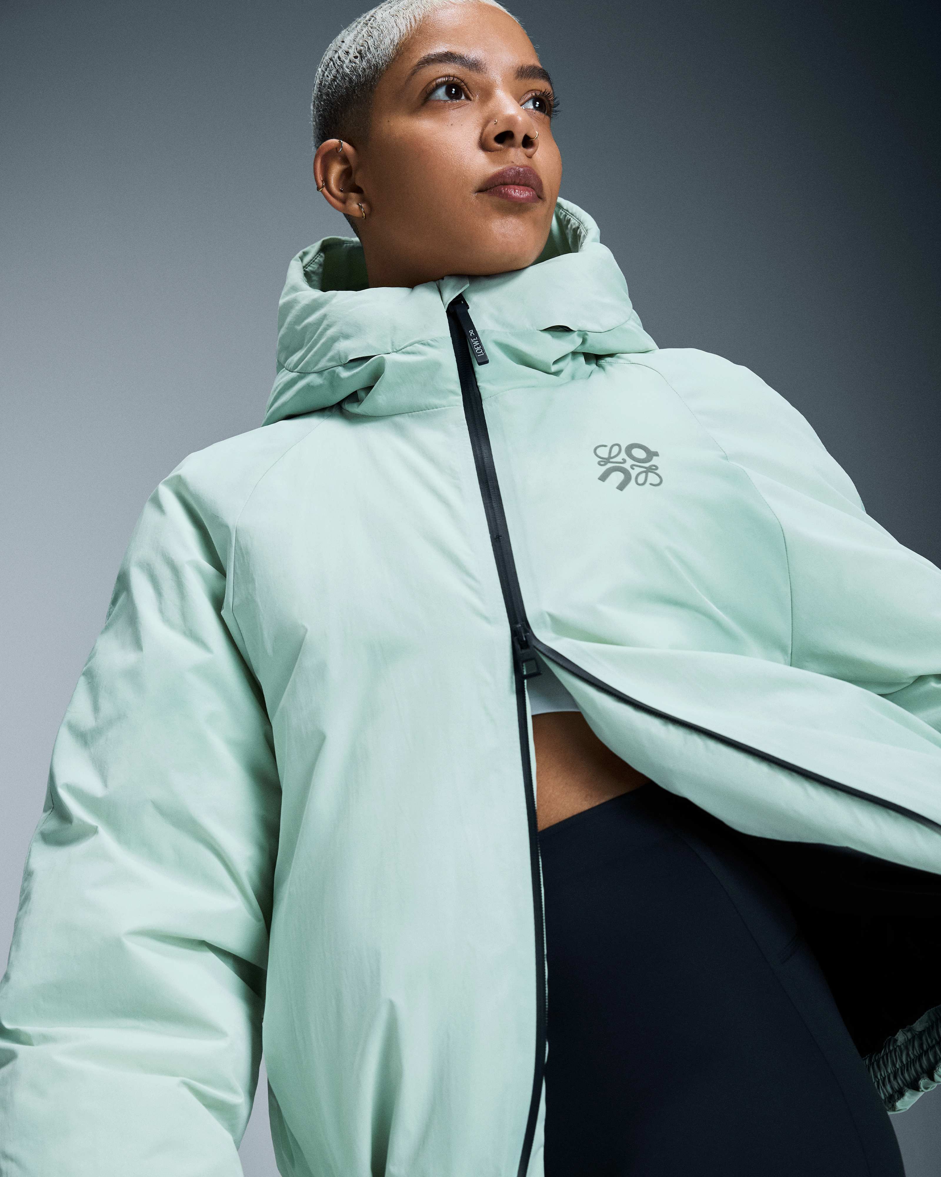 Women's Puffer Jacket LOEWE | Green | On United States