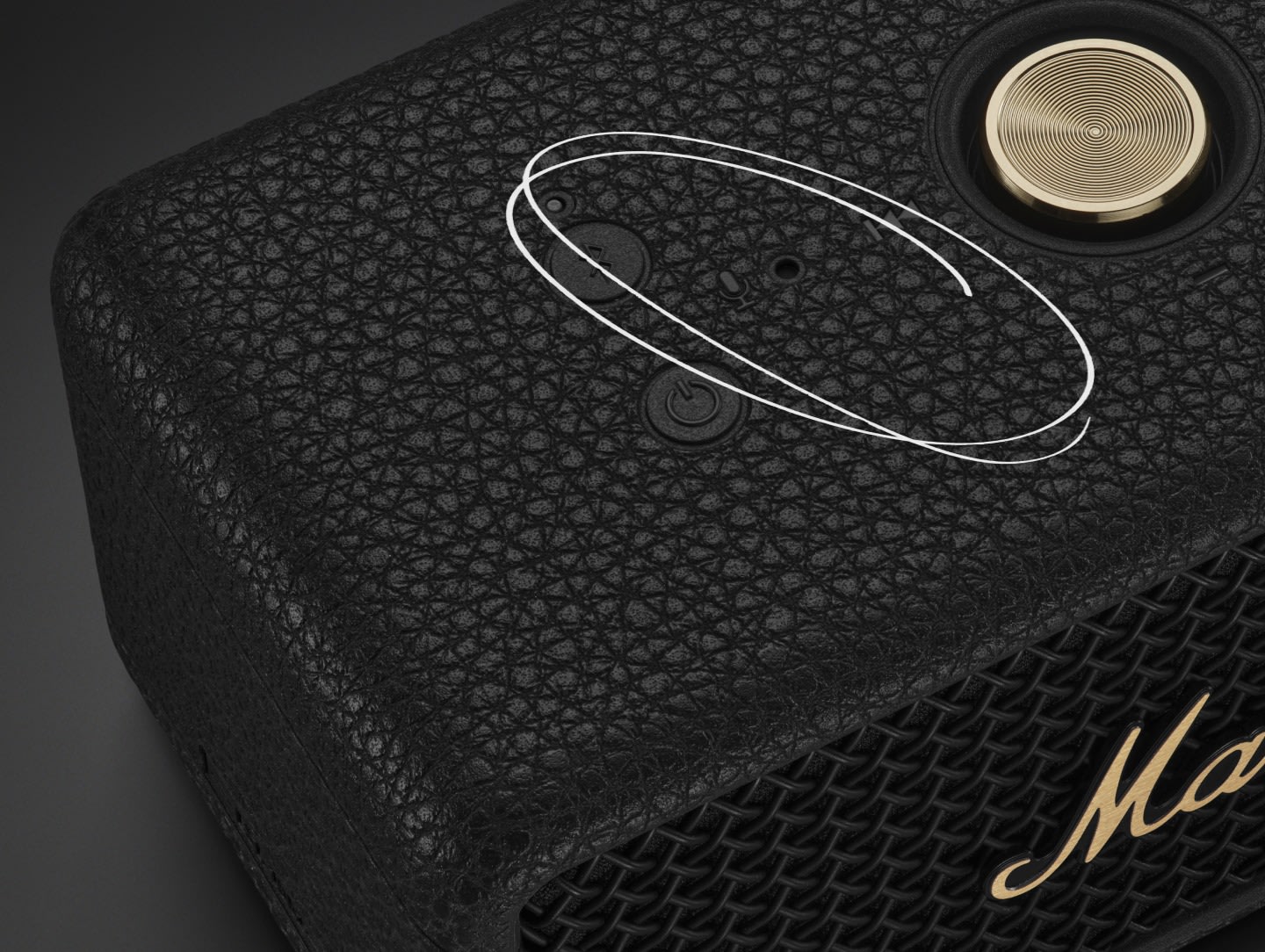 Emberton III Black and Brass - ポータブルスピーカー | Marshall.com