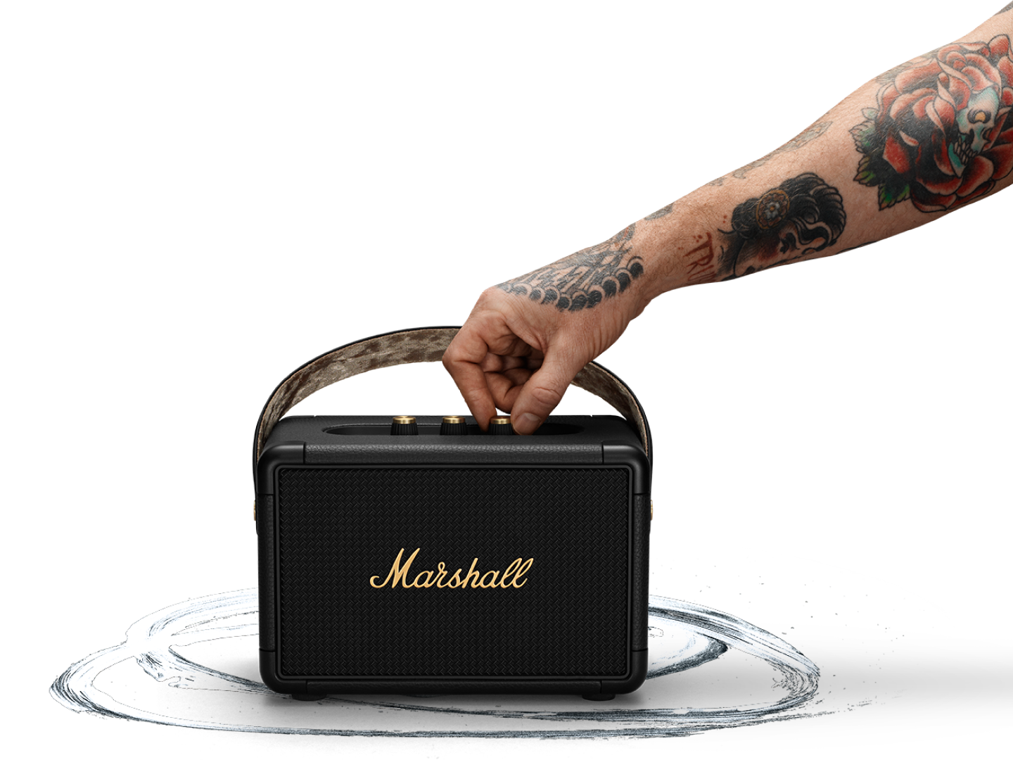 Kilburn II Black - ポータブルスピーカー | Marshall.com