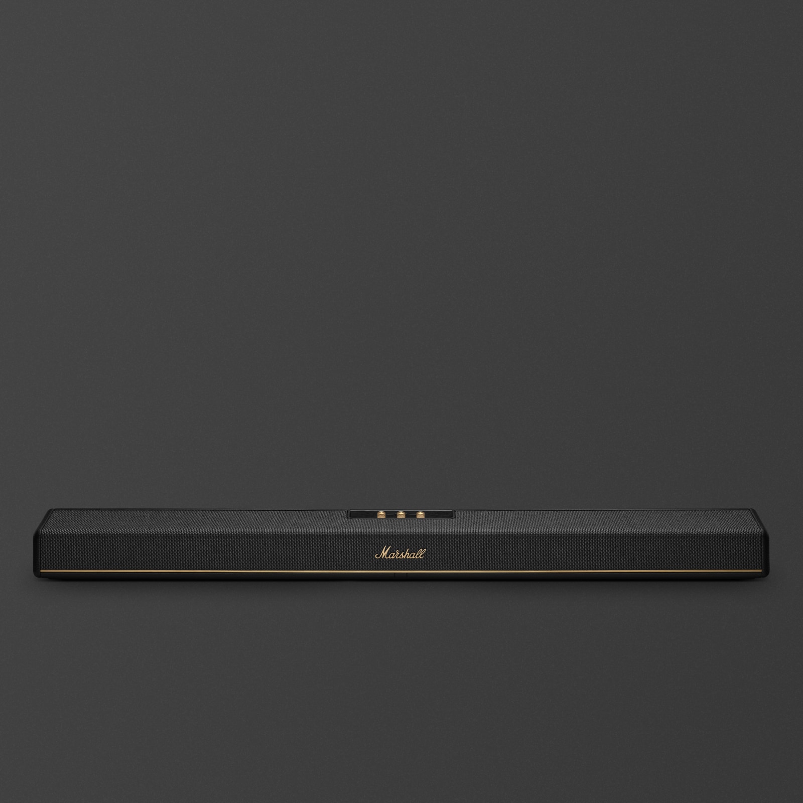 Heston 120 Black soundbar featuring Dolby Atmos | Marshall.com