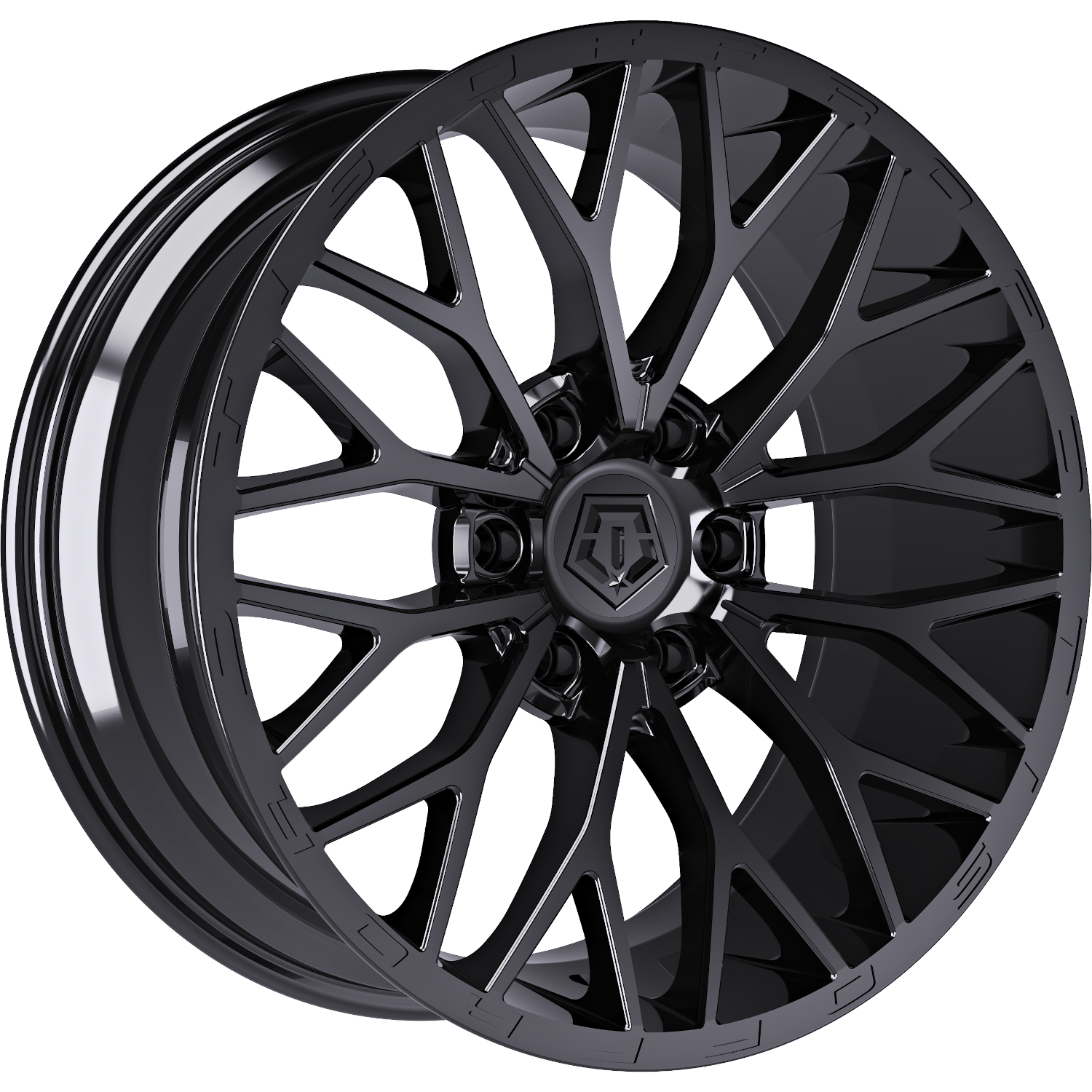 TIS 566B 22x10 10 Gloss Black | 566B-2206310 | Custom Offsets