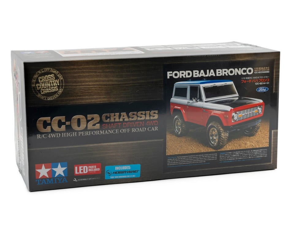 Tamiya Ford Baja Bronco 1/10 CC-02 4WD Electric Off-Road Truck Kit