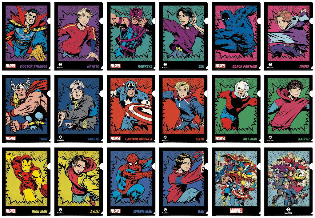 MARVEL｜MAZZEL】特別COMICアートの「Happyくじ」ラスト賞はスケボー