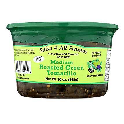 Salsa For All Seasons Medium Roasted Green Tomatillo - 12 Oz - safeway