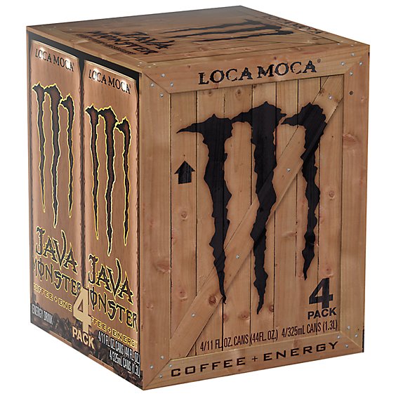 Monster Energy Java Loca Moca Coffee + Energy Drink - 4-11 Fl. Oz
