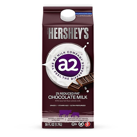a2 Milk Chocolate 2% Reduced Fat - 59 Fl. Oz. - tomthumb