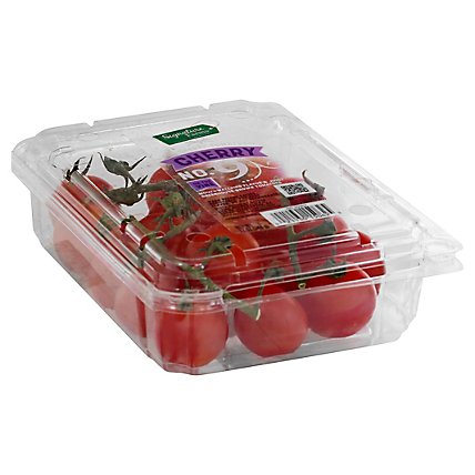 Signature Select/Farms Cherry No 9 On The Vine Snacking Tomatoes