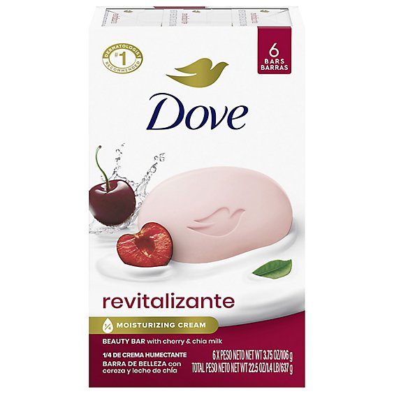 Dove Soap Bar Cherry & Chia - 22.5 OZ - starmarket