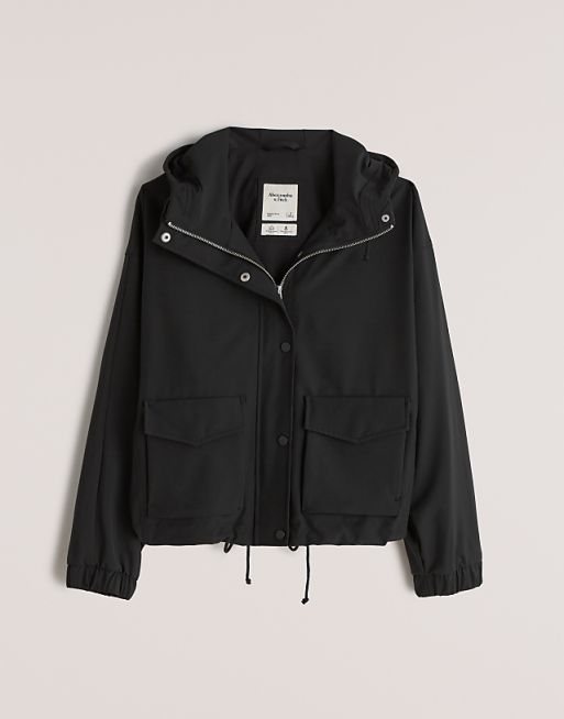 Abercrombie & Fitch lightweight jacket in black | ASOS