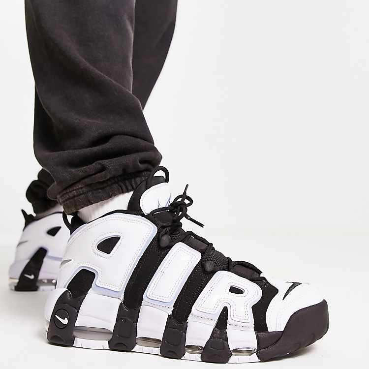 Nike Air More Uptempo '96 sneakers in black and white - BLACK | ASOS