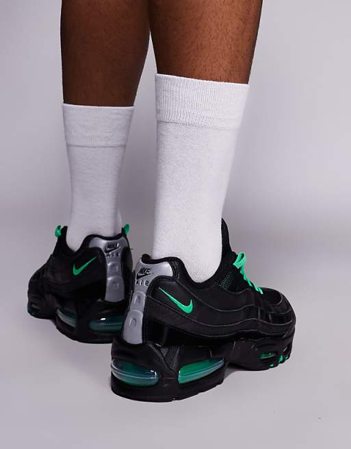 Nike Air Max 95 OG sneakers in black & green | ASOS