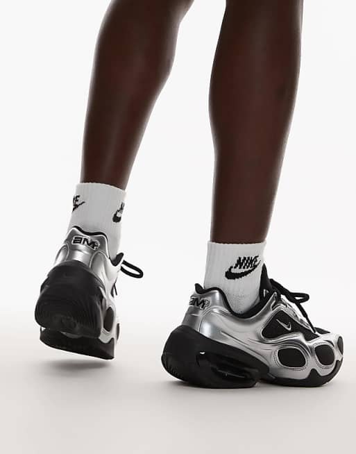 Nike Air Max Muse sneakers in black and silver | ASOS