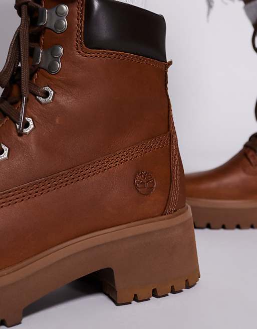 Timberland Carnaby Cool mid lace-up boots in saddle | ASOS